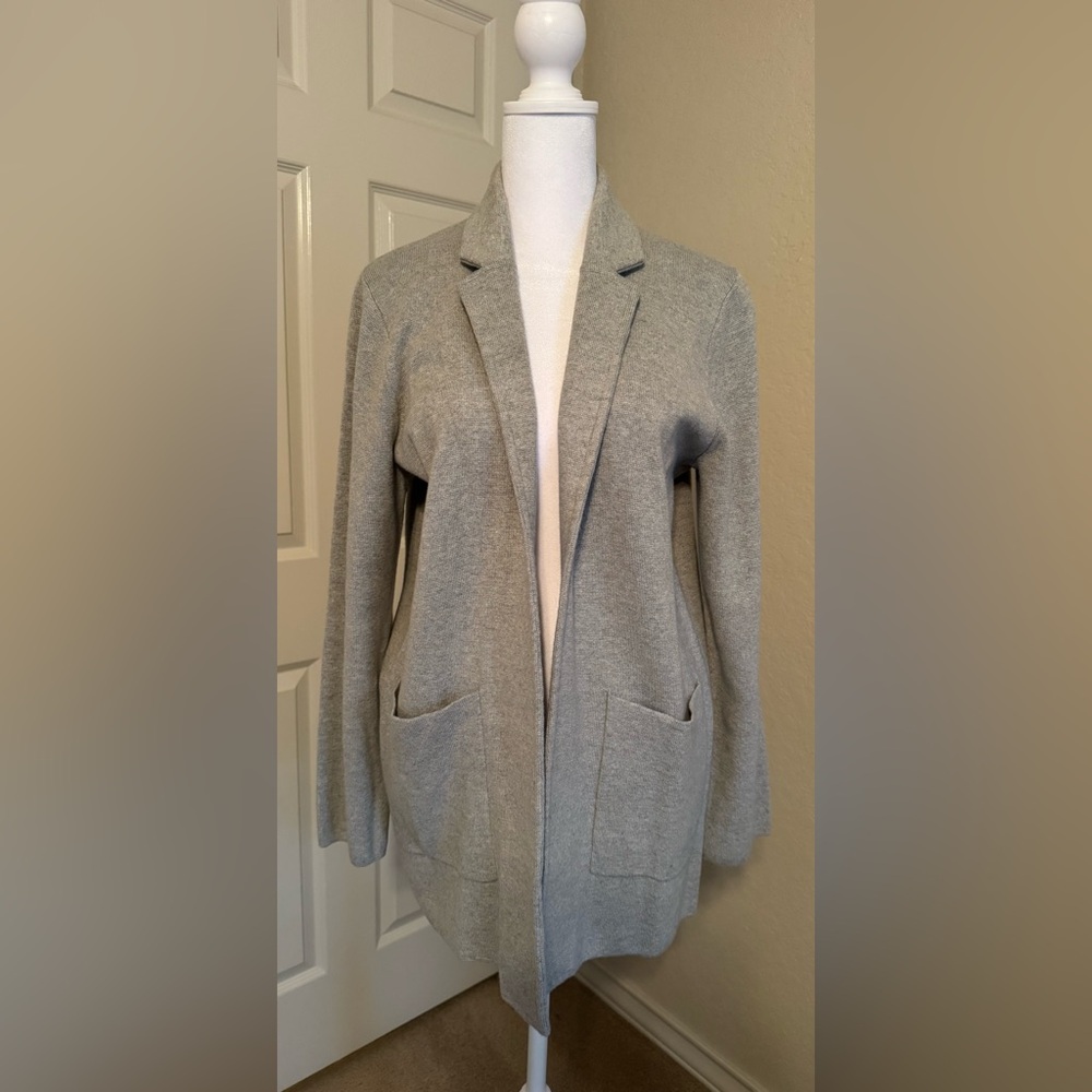 J. Crew Light Gray Knit Sweater